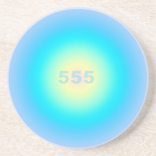 Dessous De Verre En Grès Numéros d'ange 555 - Nouveaux débuts (Devant)
