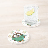 Dessous De Verre En Grès nurse owl (Côté)