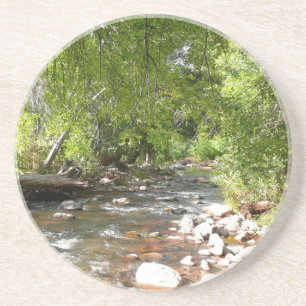 Dessous De Verre En Grès Oak Creek II à Sedona Arizona Photographie de la n