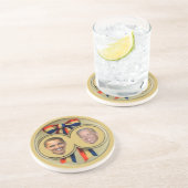 Dessous De Verre En Grès Obama Biden (Côté)