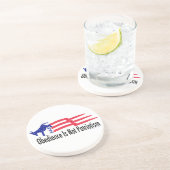 Dessous De Verre En Grès Obéissance Patriotisme (Côté)