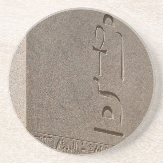 Dessous De Verre En Grès Obélisque de pierre égyptien (Devant)