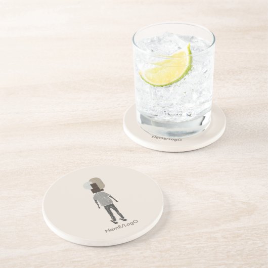 Dessous De Verre En Grès objet_15_un homme_1 grès (Côté)