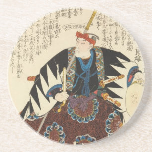 Dessous De Verre En Grès Ōboshi Yuranosuke Yoshio