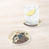 Dessous De Verre En Grès Ōboshi Yuranosuke Yoshio (Côté)