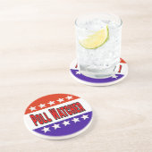 Dessous De Verre En Grès Observateur de sondage (Côté)