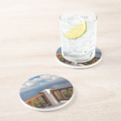 Dessous De Verre En Grès Océan Atlantique (Côté)