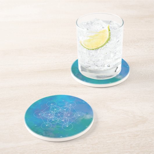 Dessous De Verre En Grès Océan Harmonie – Metatron (Côté)
