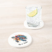 Dessous De Verre En Grès Ocean Wanderer, personnalisé (Côté)