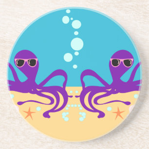 Dessous De Verre En Grès Octopus double Super