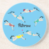 Dessous De Verre En Grès Octopush (Devant)