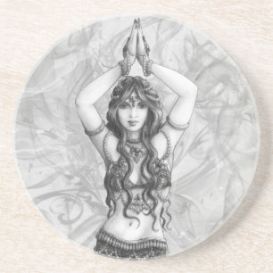 Dessous De Verre En Grès Odalisque