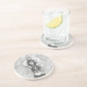 Dessous De Verre En Grès Odalisque (Côté)