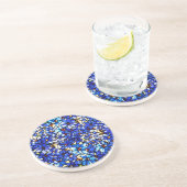 Dessous De Verre En Grès Ode to Tiffany Clematis (Côté)