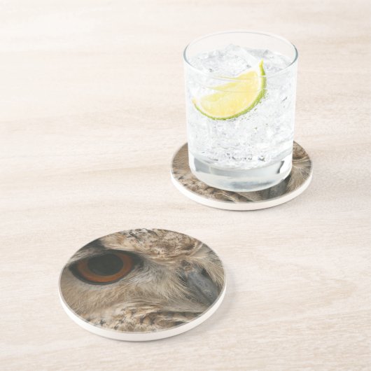 Dessous De Verre En Grès OEil du hibou (Côté)