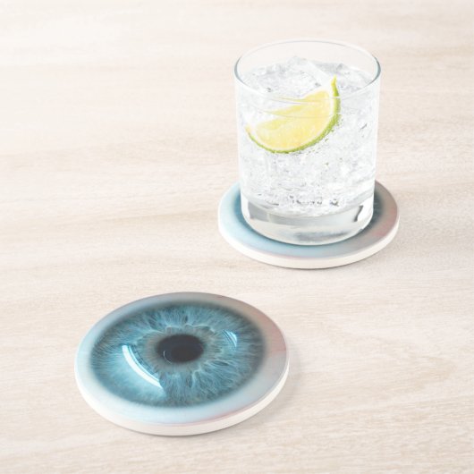 Dessous De Verre En Grès Oeil humain (Côté)