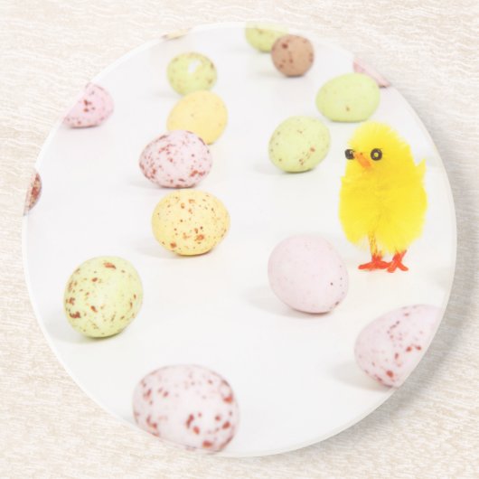 Dessous De Verre En Grès oeufs de poule (Devant)