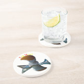 Dessous De Verre En Grès Oeufs Tête Délicat Designs (Côté)