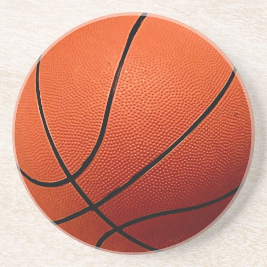 Dessous De Verre En Grès Oeuvre de basket-ball (Devant)