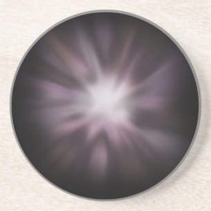 Dessous De Verre En Grès Oeuvre d'éclatement cosmique