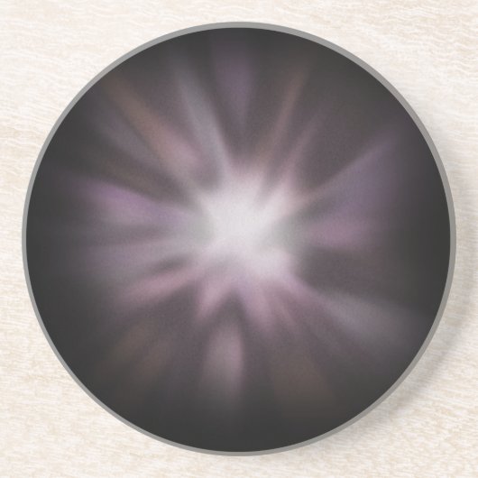 Dessous De Verre En Grès Oeuvre d'éclatement cosmique (Devant)