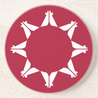 Dessous De Verre En Grès Oglala Lakota Sioux Flag