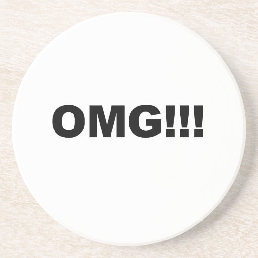 Dessous De Verre En Grès Oh mon Dieu ! ! ! (Devant)