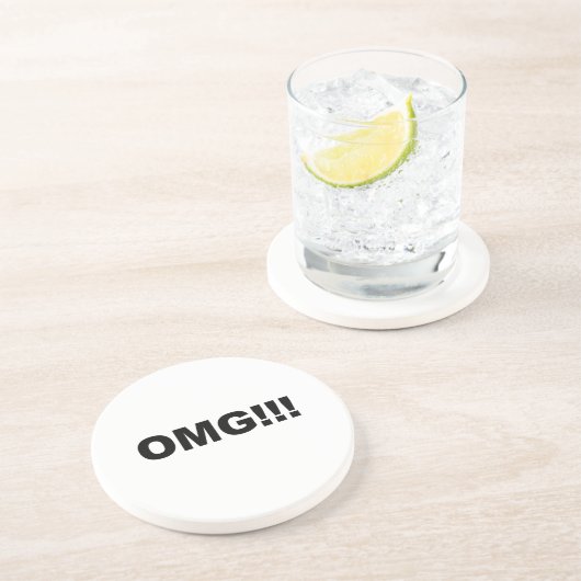 Dessous De Verre En Grès Oh mon Dieu ! ! ! (Côté)
