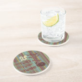 Dessous De Verre En Grès Oh Non Le Mot "F" (Côté)