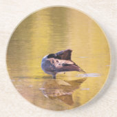 Dessous De Verre En Grès Oie d'or (Devant)