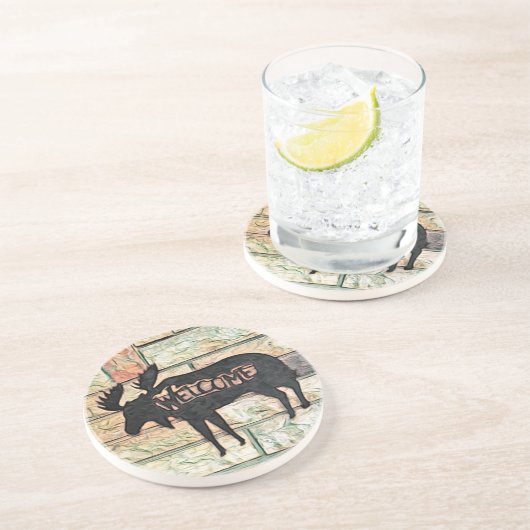 Dessous De Verre En Grès Oie mystique (Côté)