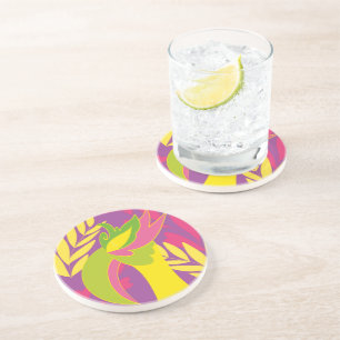 Dessous De Verre En Grès oiseau