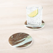 Dessous De Verre En Grès Oiseau d'Arbre Naturel (Côté)