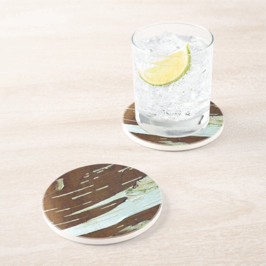 Dessous De Verre En Grès Oiseau d'Arbre Naturel (Côté)