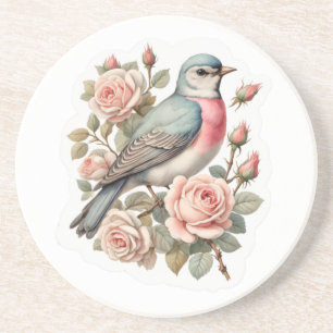 Dessous De Verre En Grès oiseau mignon