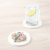 Dessous De Verre En Grès oiseau mignon (Côté)