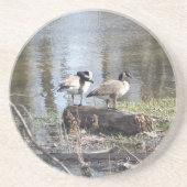 Dessous De Verre En Grès Oiseau sale (Devant)