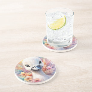 Dessous De Verre En Grès Oiseaux arc-en-ciel Swan 2