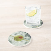 Dessous de verre en grès olivier Martini (Côté)
