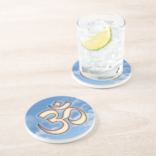 DESSOUS DE VERRE EN GRÈS OM