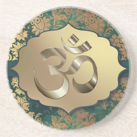 Dessous De Verre En Grès Om Floral (Devant)