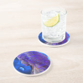 Dessous De Verre En Grès Ombre de la lune (Côté)