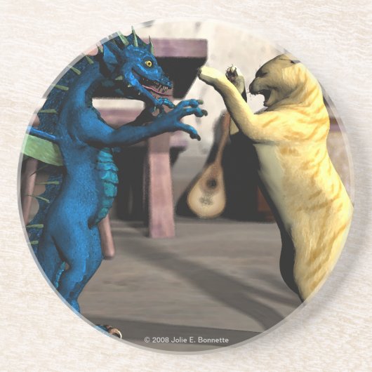 Dessous De Verre En Grès On Joue ? Dessous-de-verres (Devant)