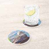 Dessous De Verre En Grès Ondulations (Côté)