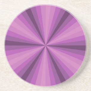 Dessous De Verre En Grès Optical Illusion Purple Coaster