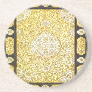 Dessous De Verre En Grès Or sacré tombé