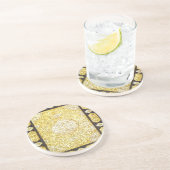 Dessous De Verre En Grès Or sacré tombé (Côté)