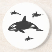 Dessous De Verre En Grès Orca (Devant)