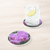 Dessous De Verre En Grès Orchidée de lavande (Côté)