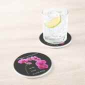 Dessous De Verre En Grès Orchidée inspirée (Côté)